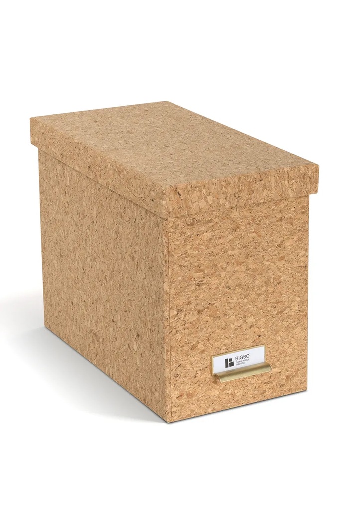 Bigso Box of Sweden pudełko na dokumenty Johan 18,5 x 35 x 26,5 cm brązowy 9441N4065.99