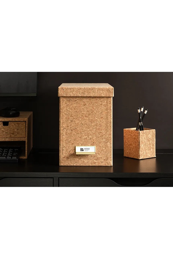 Bigso Box of Sweden pudełko na dokumenty Johan 18,5 x 35 x 26,5 cm 9441N4065.99 brązowy