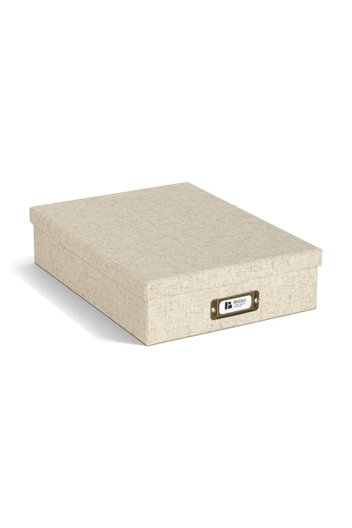 Bigso Box of Sweden cutie de depozitare Oskar A4 26 x 35 x 8,5 cm bej 9451N6072.99