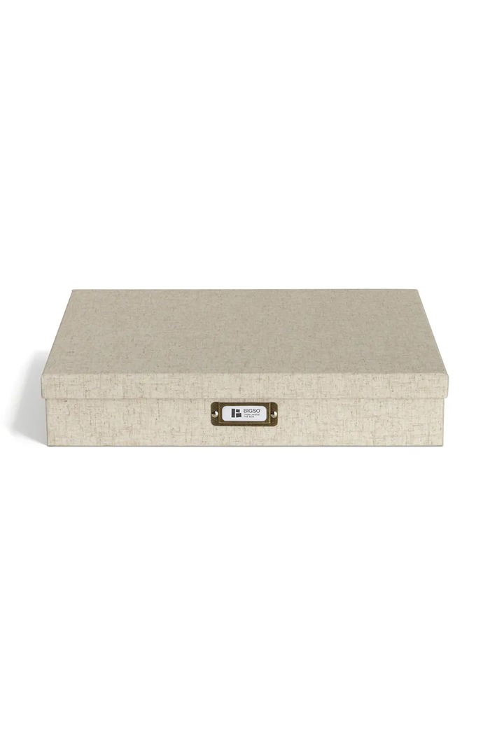 Bigso Box of Sweden cutie de depozitare Sverker A3 43,5 x 31 x 8,5 cm bej 9341N6072.99