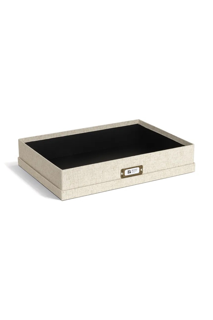 Living și dormitor Bigso Box of Sweden cutie de depozitare Sverker A3 43,5 x 31 x 8,5 cm 9341N6072.99 bej
