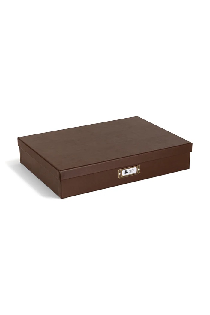 Bigso Box of Sweden cutie de depozitare Sverker A3 43,5 x 31 x 8,5 cm 9341R3072.99 maro AA00
