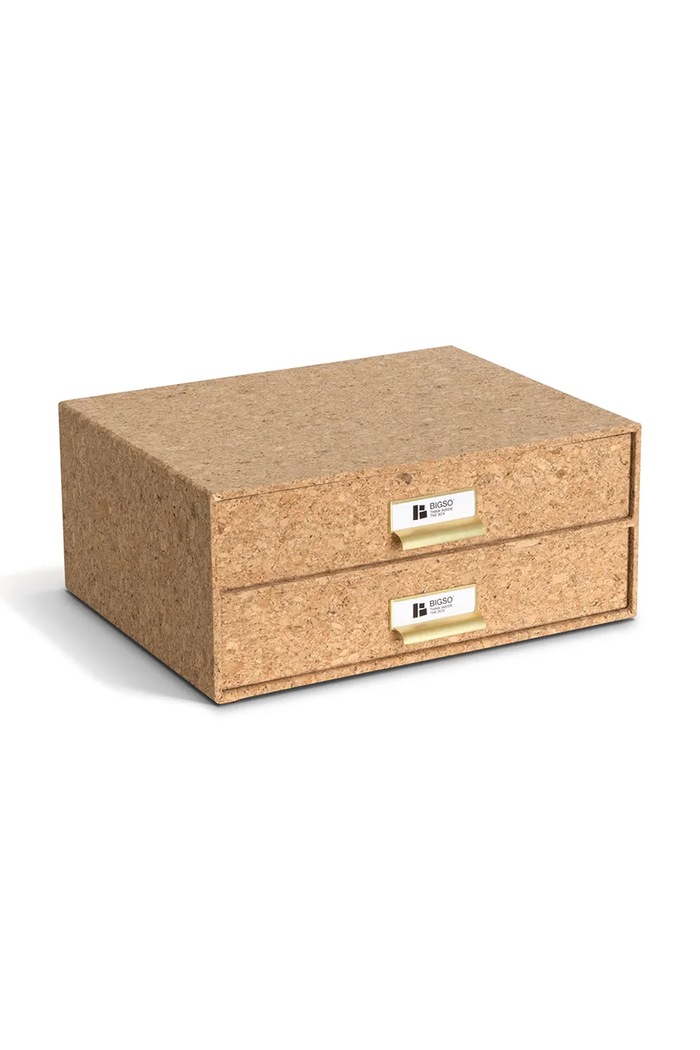 Bigso Box of Sweden organizer na biurko Birger 33 x 25,5 x 14,5 cm 9431N4065.99 brązowy AA00