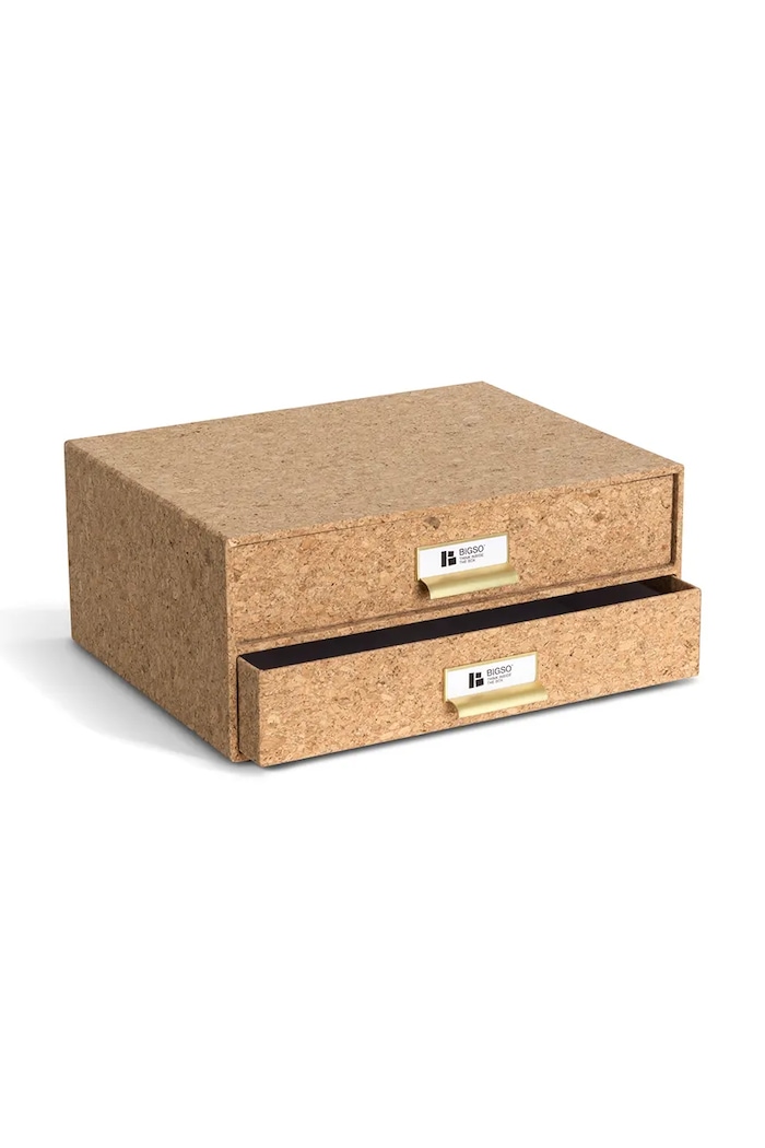 Salon i sypialnia Bigso Box of Sweden organizer na biurko Birger 33 x 25,5 x 14,5 cm 9431N4065.99 brązowy