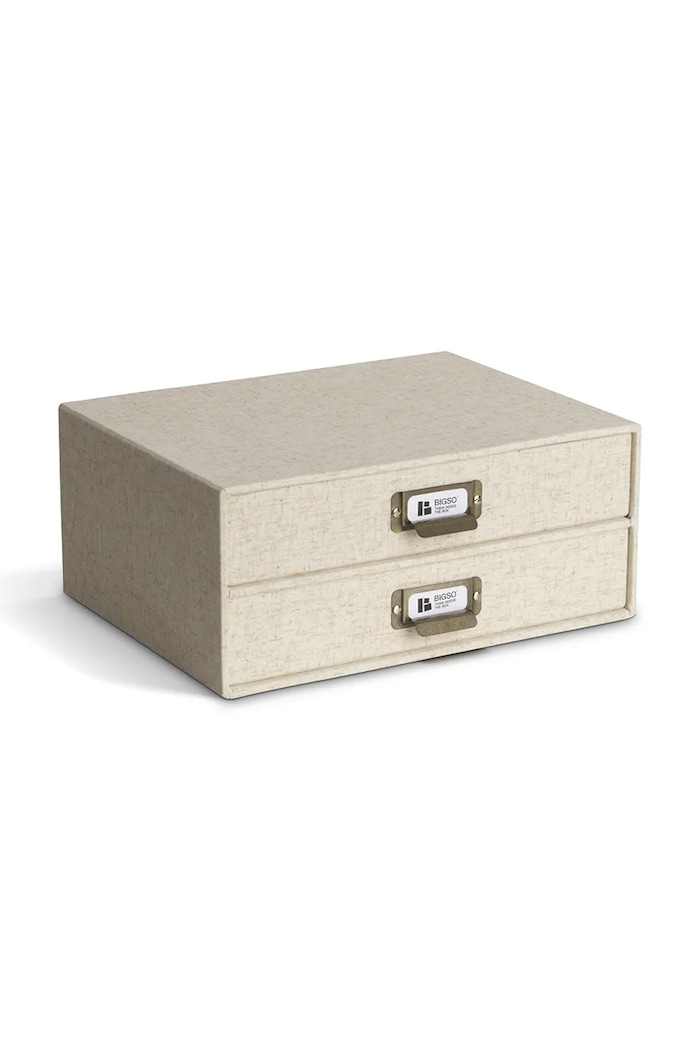 Bigso Box of Sweden organizer na biurko Birger 33 x 25,5 x 14,5 cm 9431N6073.99 beżowy AA00