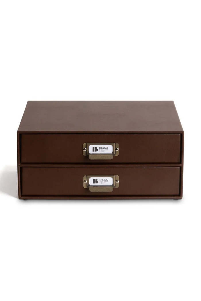 Bigso Box of Sweden organizator de birou Birger 33 x 25,5 x 14,5 cm maro 9431R3073.99