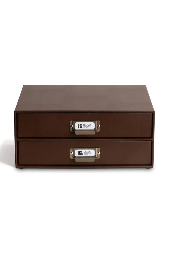 Bigso Box of Sweden organizator de birou Birger 33 x 25,5 x 14,5 cm maro 9431R3073.99