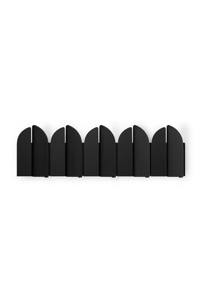 Umbra cuier de perete 43 x 14 cm negru 1022942.040