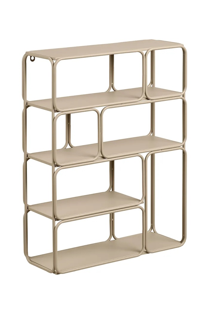 House Nordic ράφι κρεμαστό από μέταλλο 18 x 48 x 64 cm 3251010 μπεζ AA00