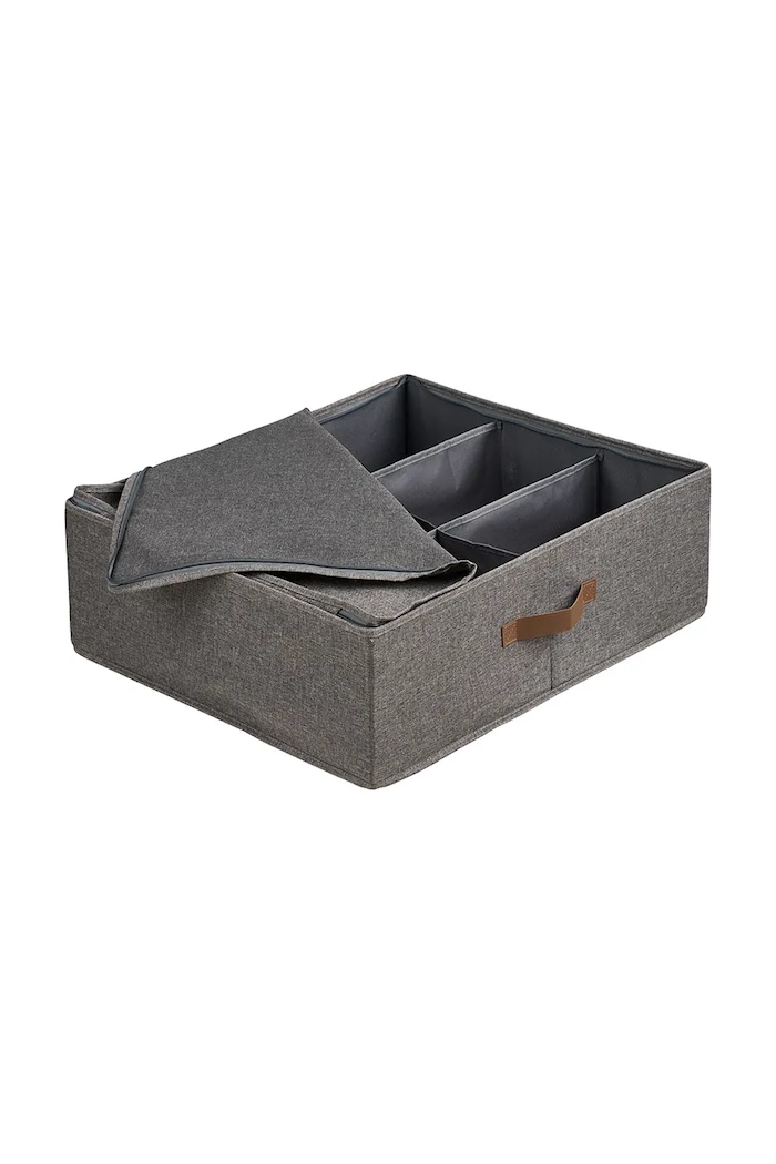 Salon i sypialnia House Nordic organizer do szafy Noto 47 x 56 x 18 cm 4401572 szary