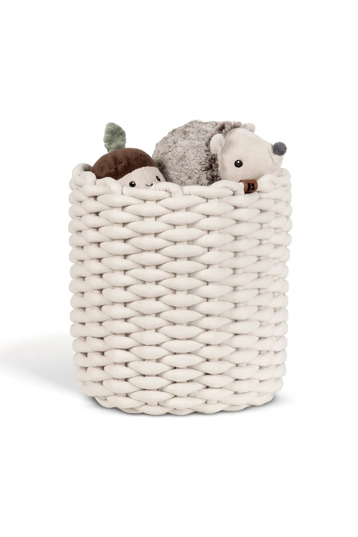 Obývacia izba a spálňa Bigso Box of Sweden kôš na skladovanie z textilného materiálu 25 x 25 cm 6991S0901.99 biela