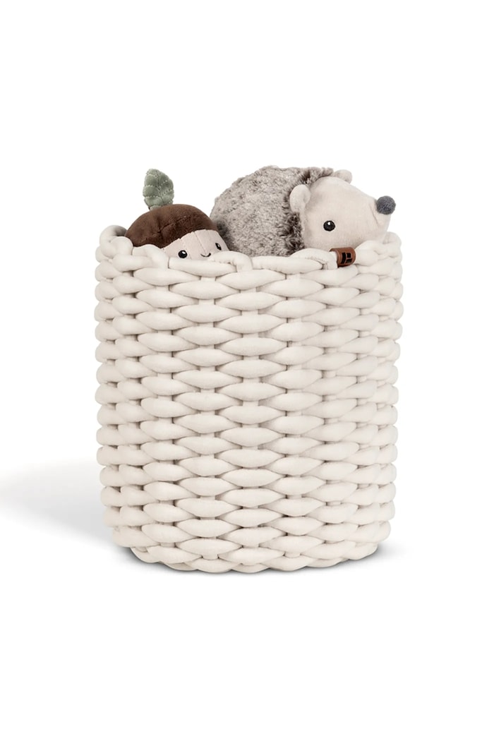 Obývacia izba a spálňa Bigso Box of Sweden kôš na skladovanie z textilného materiálu 25 x 25 cm 6991S0901.99 biela