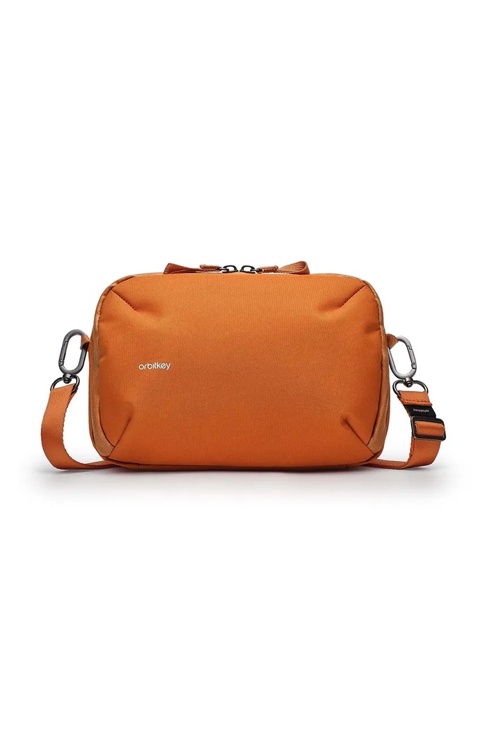 Dnevna soba in spalnica Orbitkey torba za čez ramo iz tekstilnega materiala TTS1.TER.109 oranžna