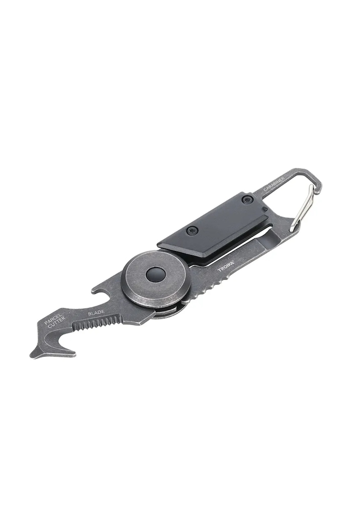 Troika obesek za ključe 8,6 x 2,5 x 1 cm TRKTL26.SW siva AA00