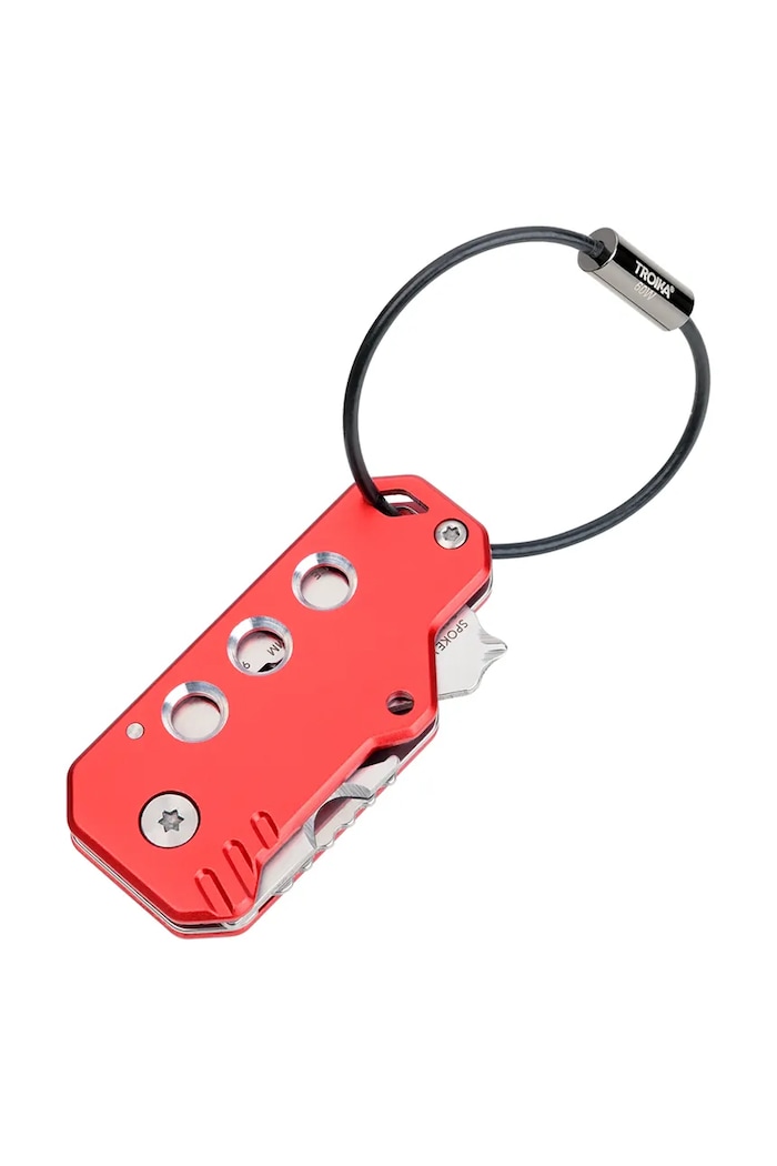 Troika privjesak za ključeve od poliranog metala 12,8 x 8 x 1,8 cm crvena TRKTL40.RD