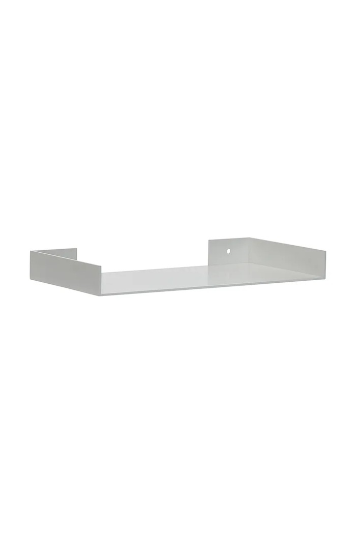 Hübsch raft de perete din metal 30 x 15 x 3 cm gri 992109