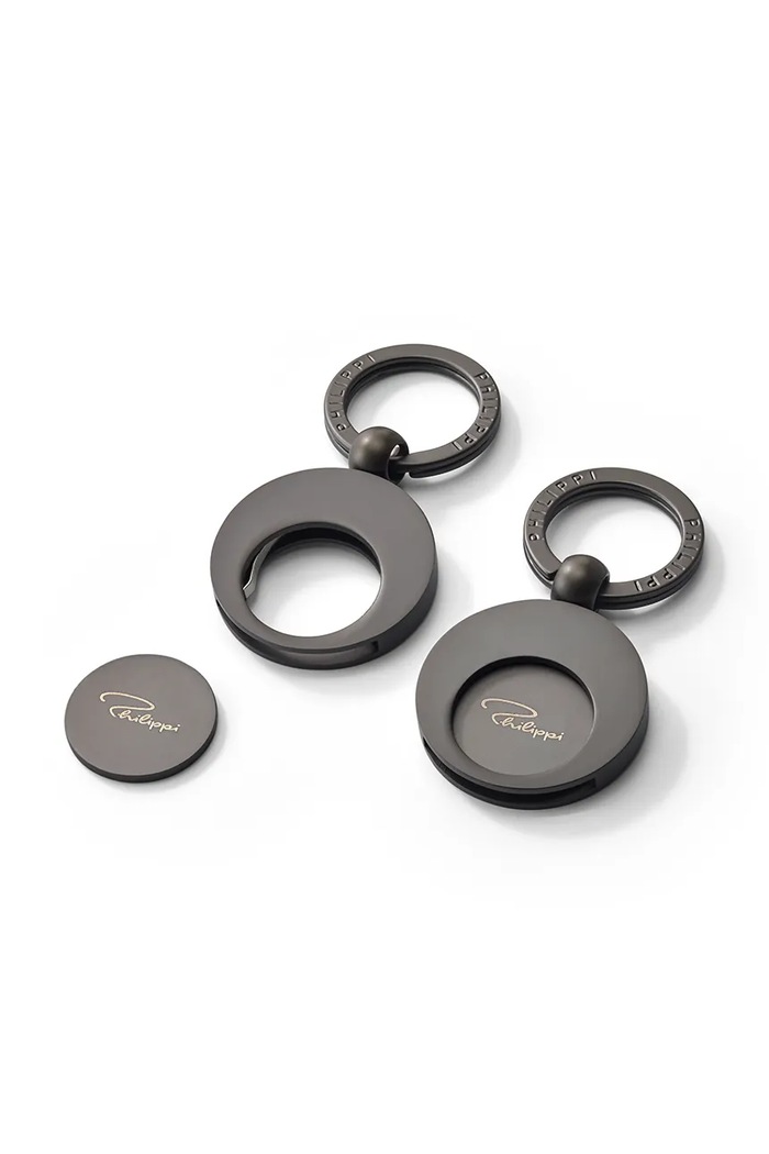 Philippi Brelok z metalu Coin P273110 szary AA00