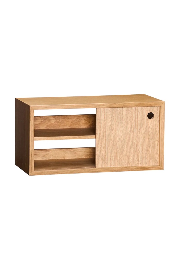 Hübsch Półka wisząca z płyty MDF 40 x 20 x 20 cm brązowy 882160