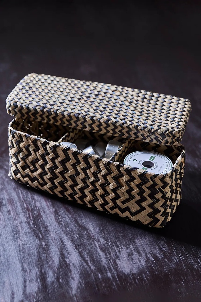 Гостиная и спальня House Doctor Коробка для хранения из морской травы 33 x 13 cm 900002802 бежевый