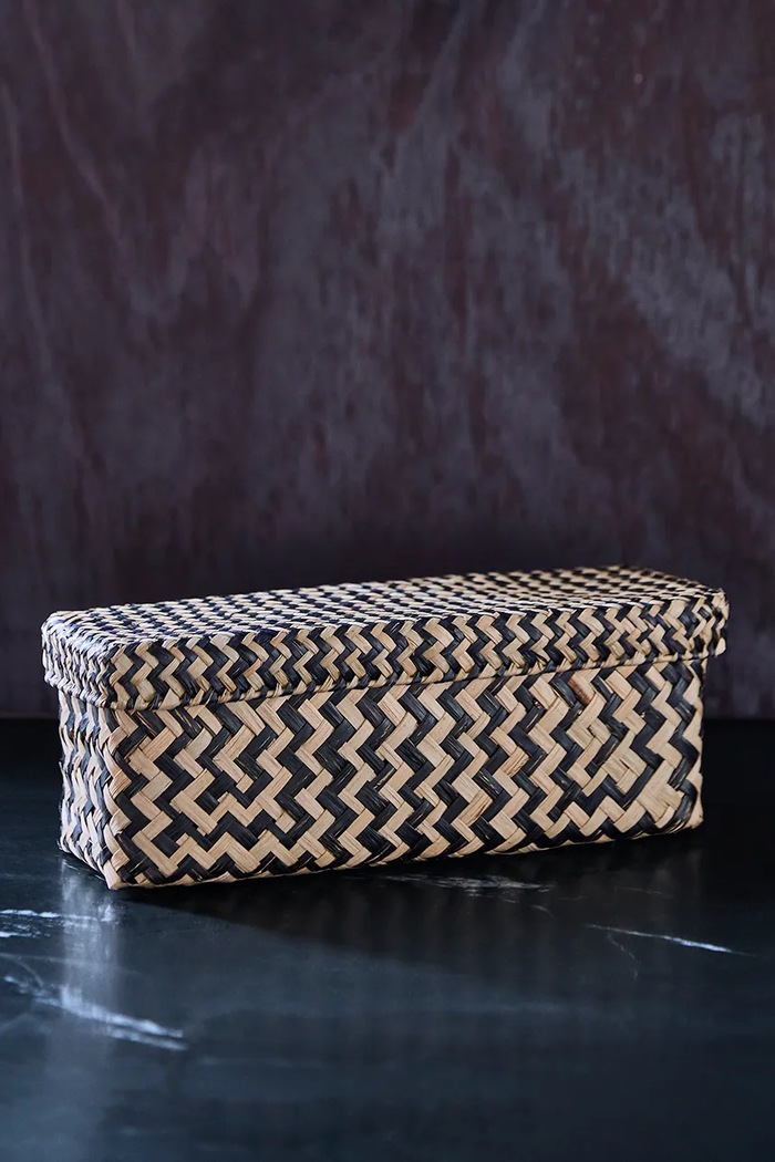 Коробка для хранения из морской травы 33 x 13 cm House Doctor 900002802 бежевый