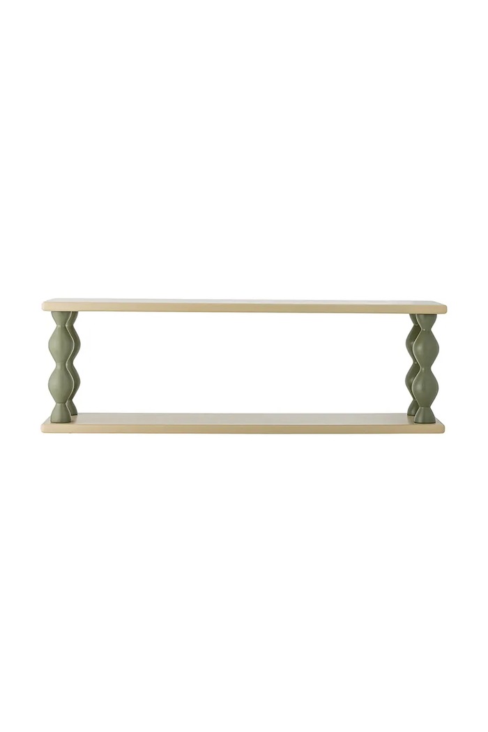 Bloomingville Półka wisząca z płyty MDF 80 x 26 x 20 cm multicolor 82063679