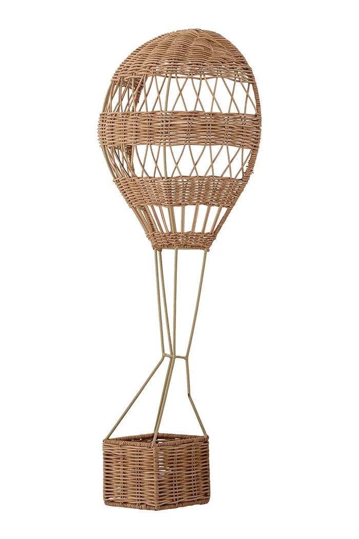 Bloomingville Fali kosár rattanból 23 x 62 x 13 cm 82065313 bézs AA00