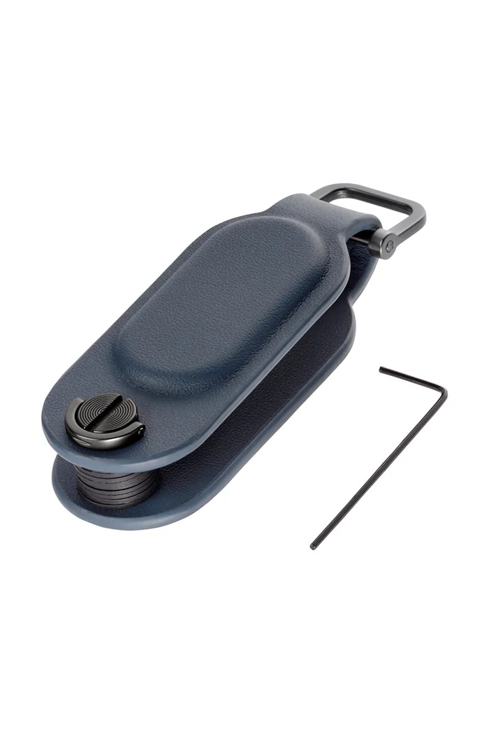 Troika organizer na klucze z imitacji skóry 9 x 3 cm niebieski TRKR26.30.DB