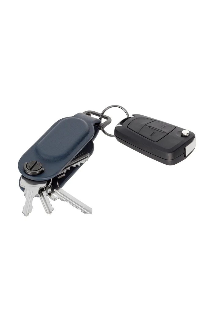 Troika organizer na klucze z imitacji skóry 9 x 3 cm TRKR26.30.DB niebieski AA00