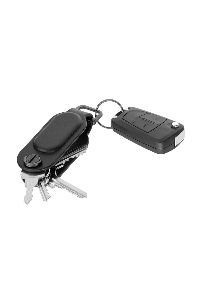 Troika organizer na klucze z imitacji skóry 9 x 3 cm TRKR26.30.BK czarny AA00