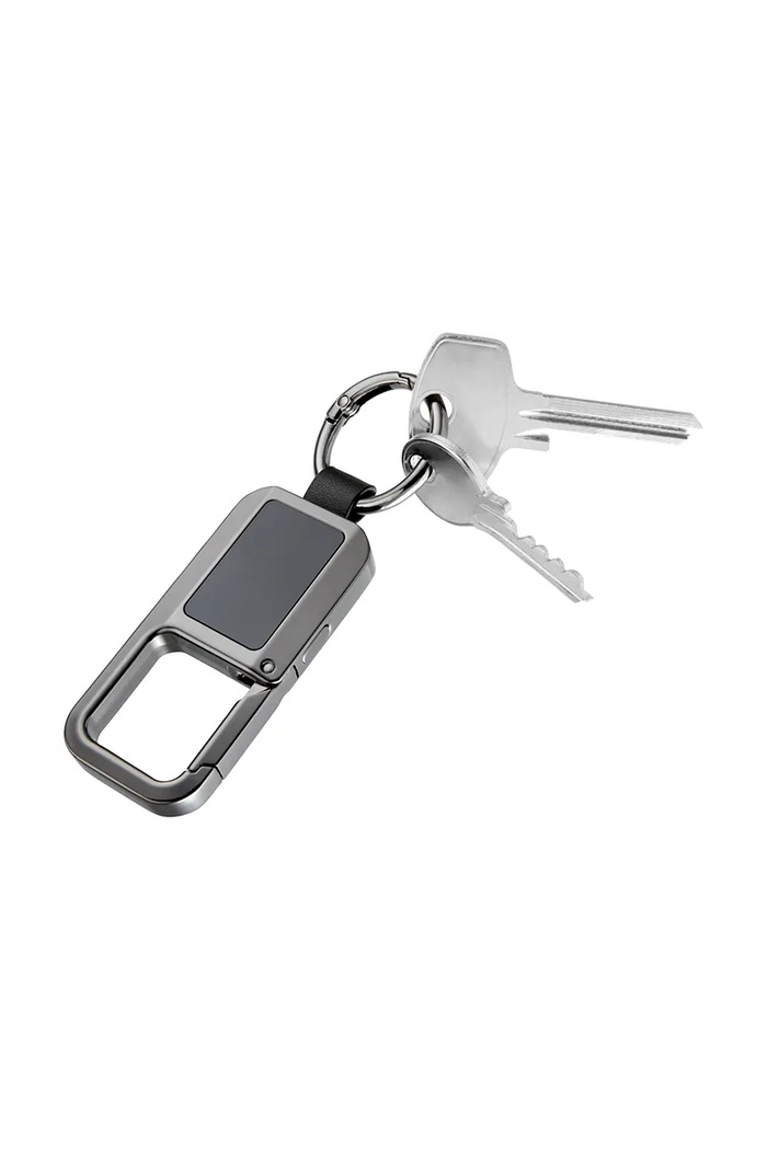 Troika brelok na klucze z metalu 9,8 x 3 cm TRKR26.13.GM szary AA00