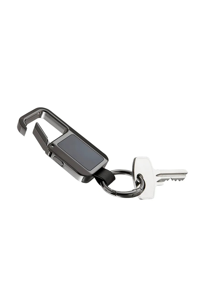 Salon i sypialnia Troika brelok na klucze z metalu 9,8 x 3 cm TRKR26.13.GM szary