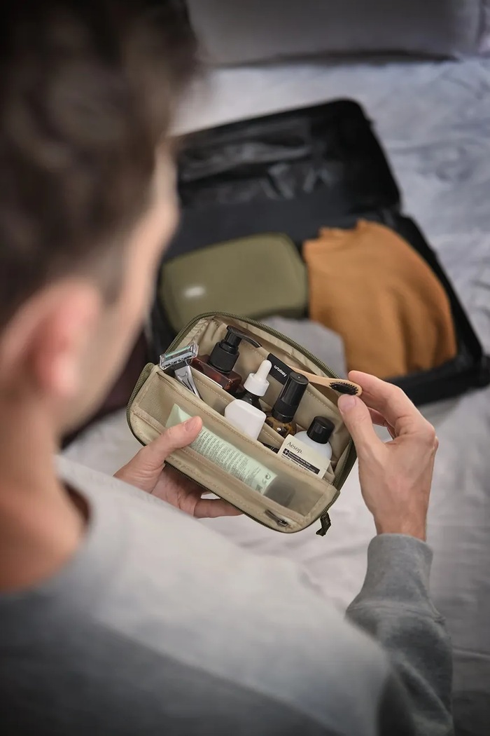 Orbitkey organizer z tworzywa sztucznego 24 x 16,5 x 8 cm TT21.OLV.109 zielony