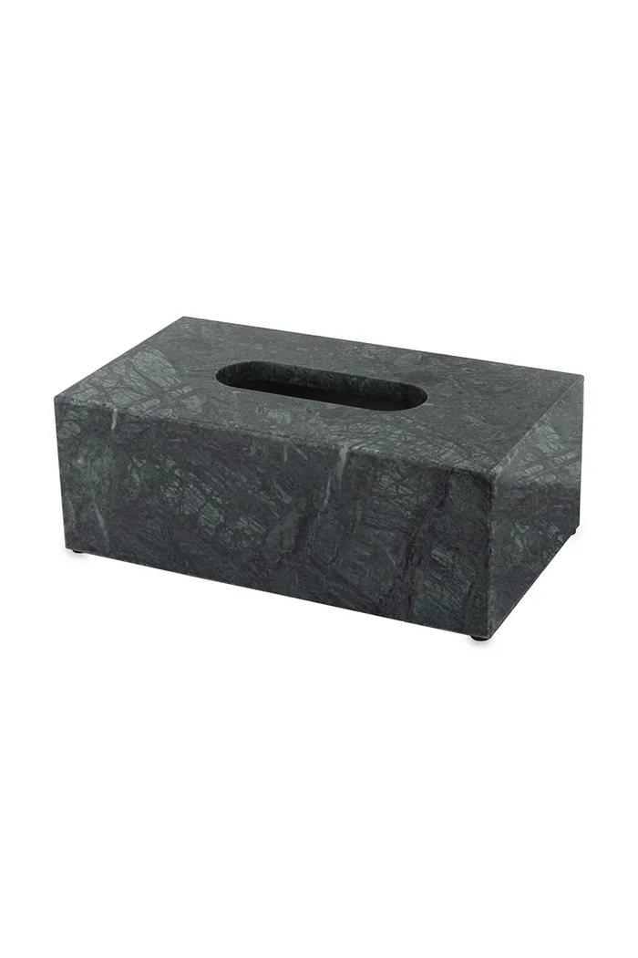 Inne Doboz törlőkendőkra márvány 9 x 25 x 14 cm zöld 164405