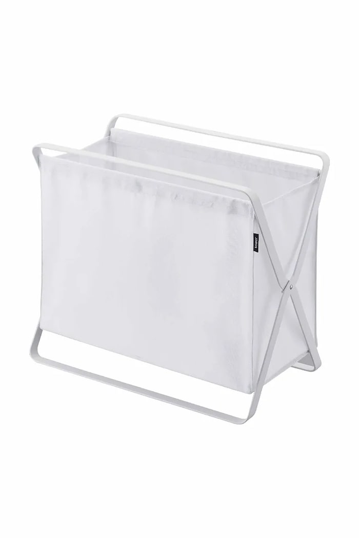 Yamazaki coș pentru depozitare din plastic 46 x 29 x 40 cm alb 3544
