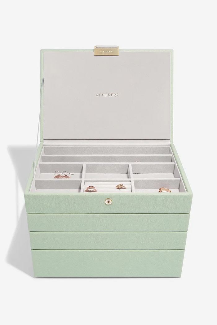 Stackers cutie de bijuterii verde 74518