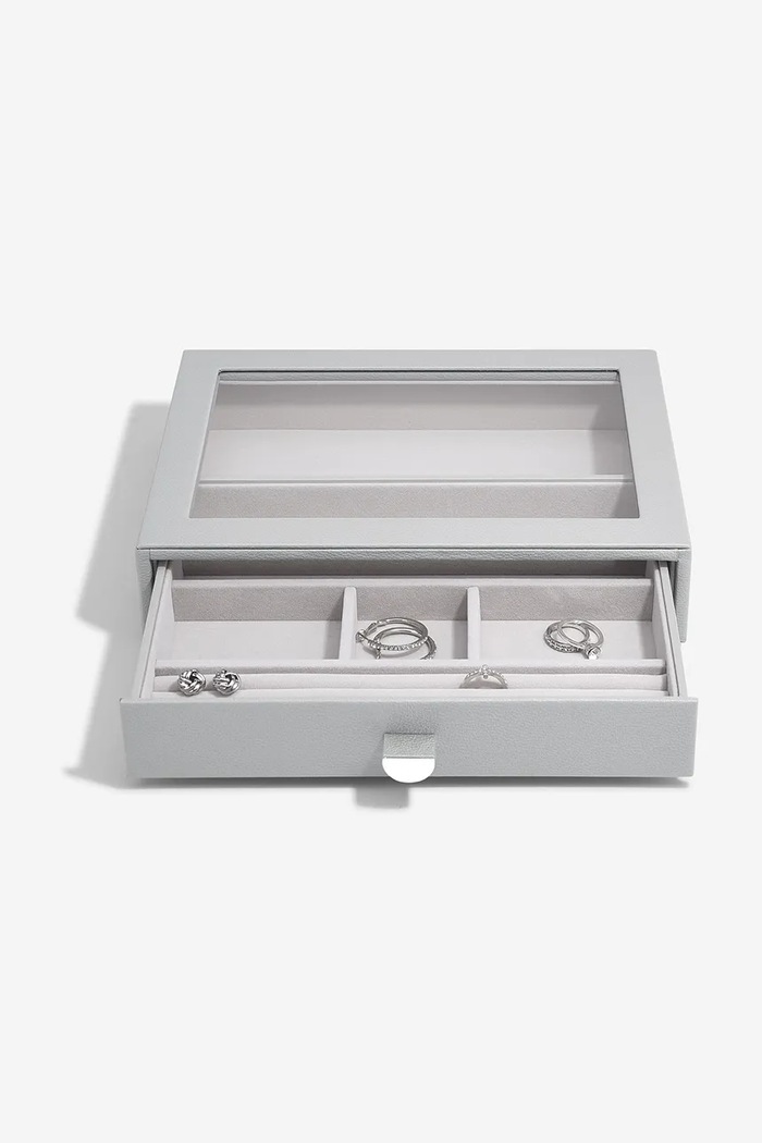 Living și dormitor Stackers cutie de bijuterii 75888 gri