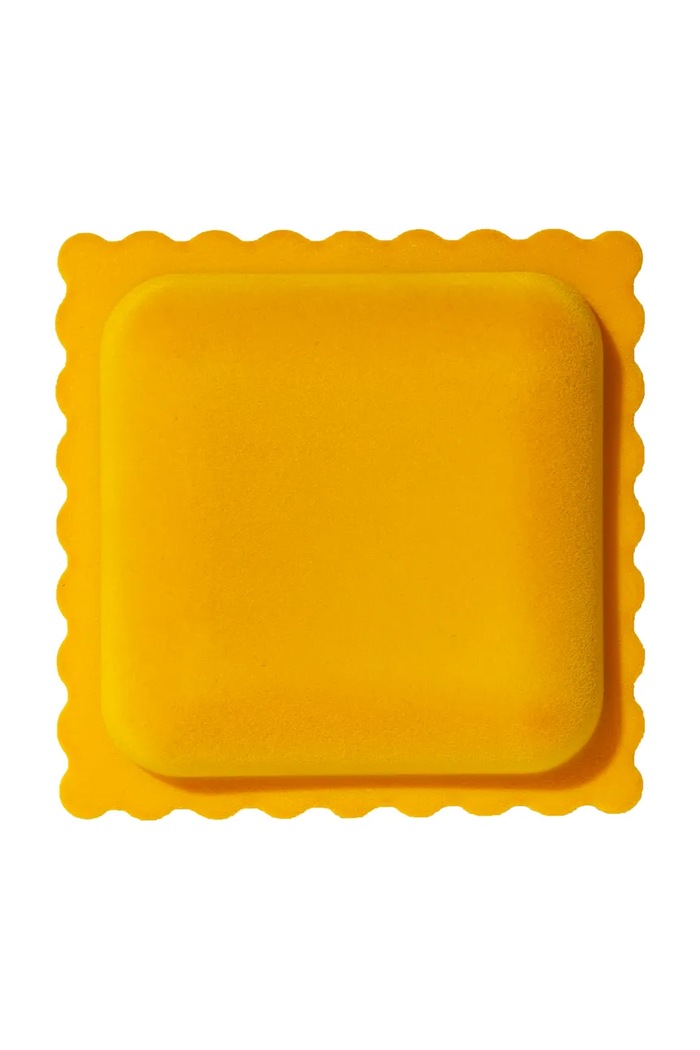 DOIY szkatułka na biżuterię z tworzywa sztucznego 13 x 13 x 6 cm żółty DYBOXDVRA