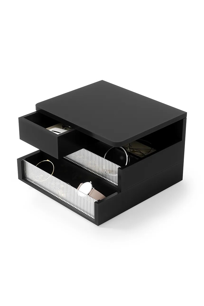 Umbra κουτί κοσμημάτων για αποθήκευση 24 x 24 x 15 cm μαύρο 1023443.040