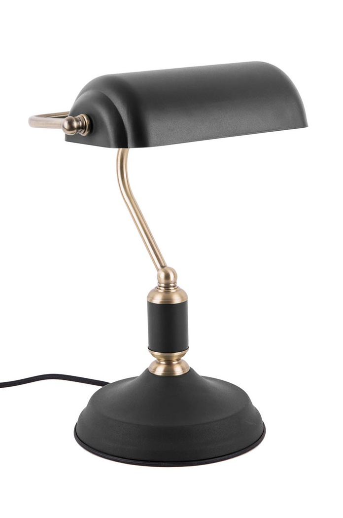 Stolní lampa Leitmotiv černá LM1890BK