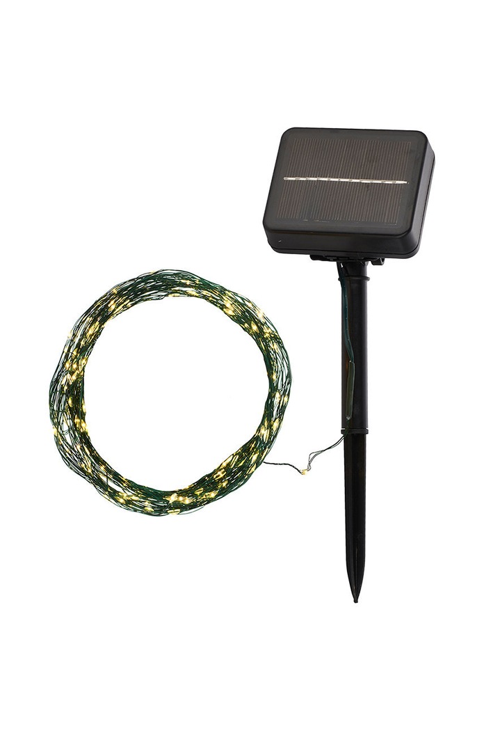 LED solární řetěz Sirius Knirke Solar 80 LED 7,9 + 2 m zelená 30850