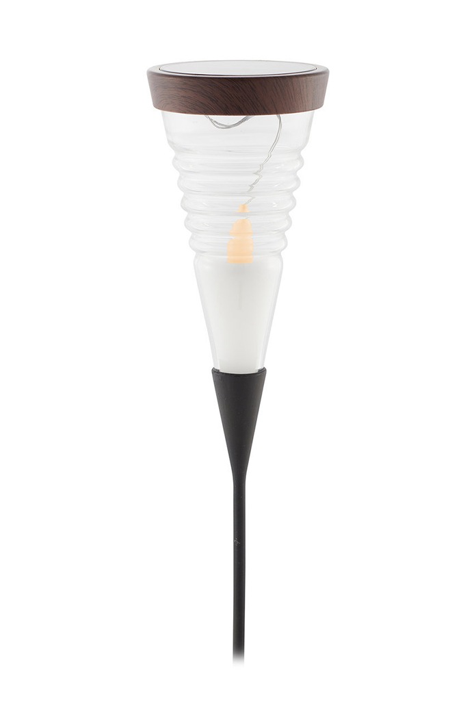 Solární LED lucerna Sirius Aston hnědá 38266
