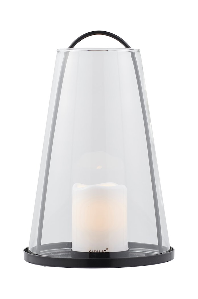 LED lucerna Sirius Albert 20 cm černá 39250