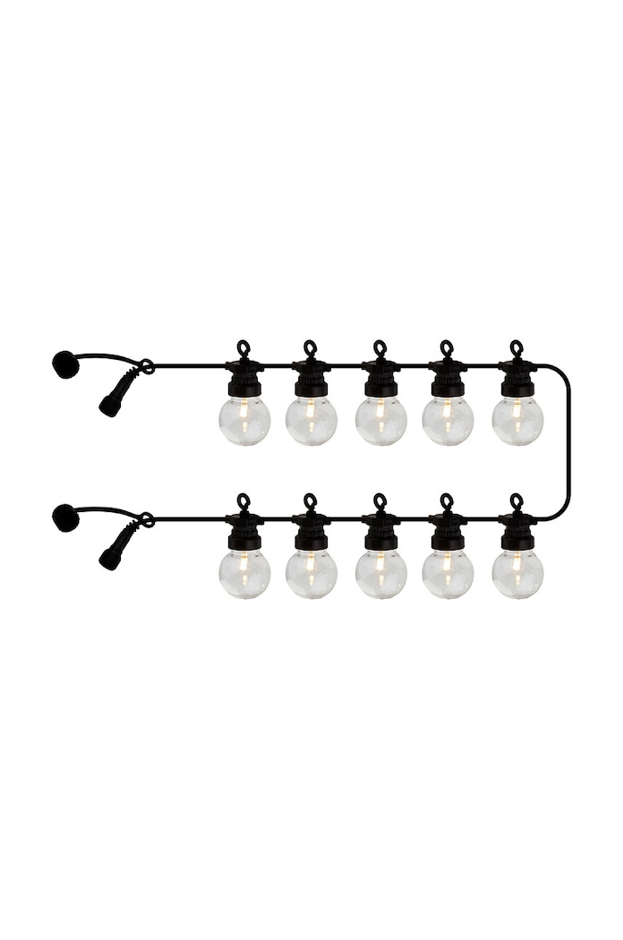 Sirius Girlanda LED Lucas Suppl. set, 10 LED 3 m czarny 69605