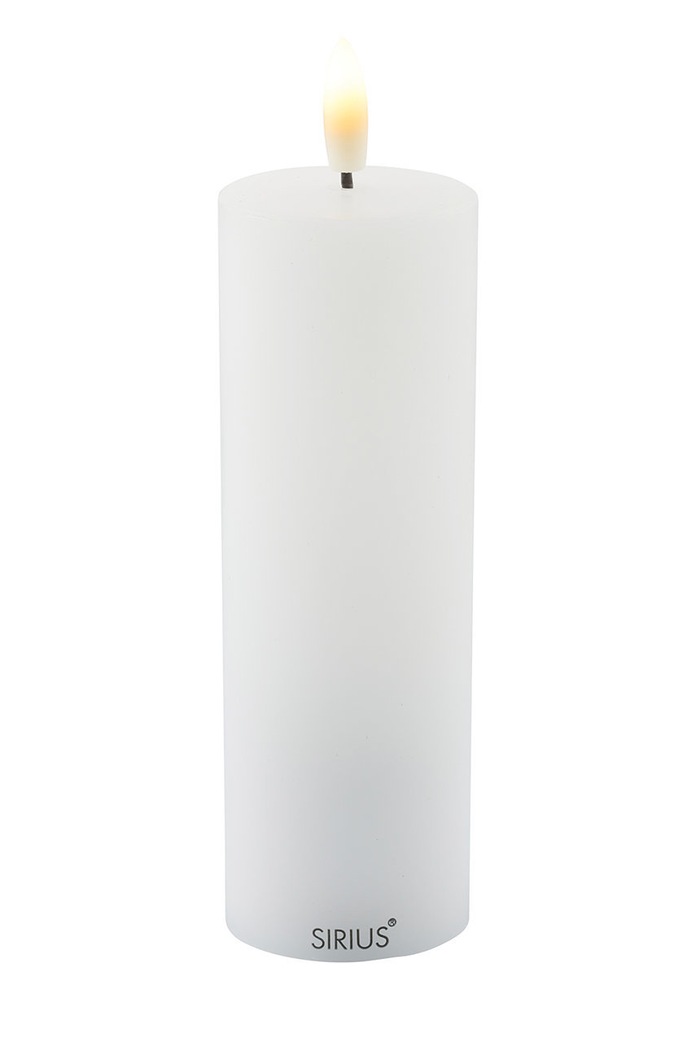 Sirius lumânare LED Sille Rechargeable 15 cm alb 80610