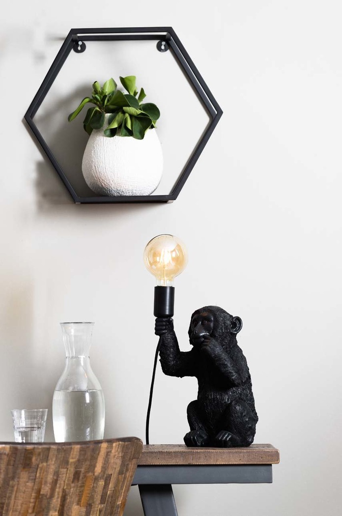 Light & Living veioza negru 1851620