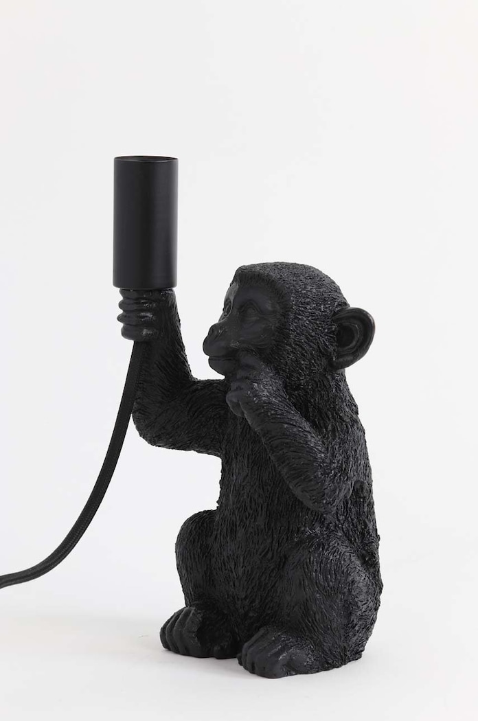 Obývacia izba a spálňa Stolná lampa Light & Living 1863320 čierna