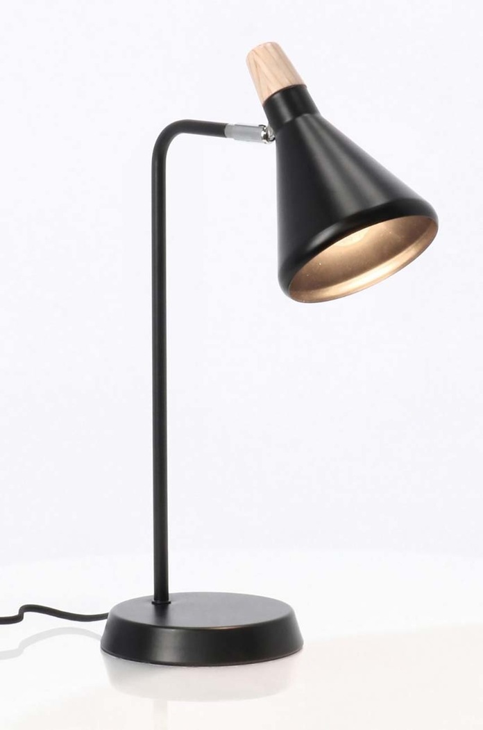 Salon i sypialnia Bizzotto lampa stołowa 0827745 czarny