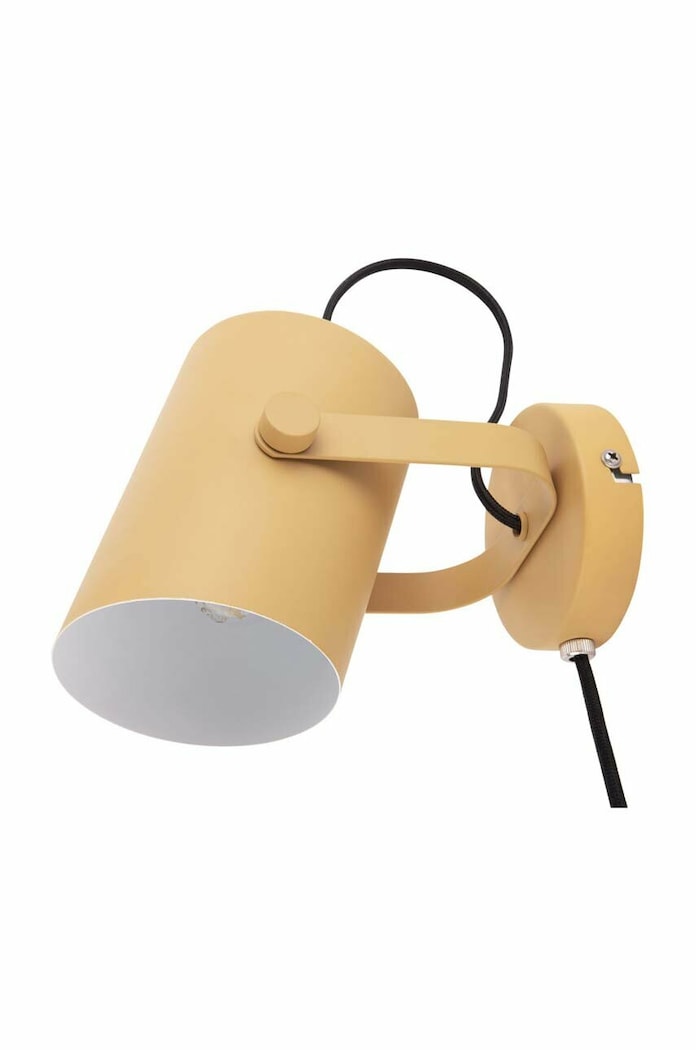 Leitmotiv lampa ścienna żółty LM1941YE