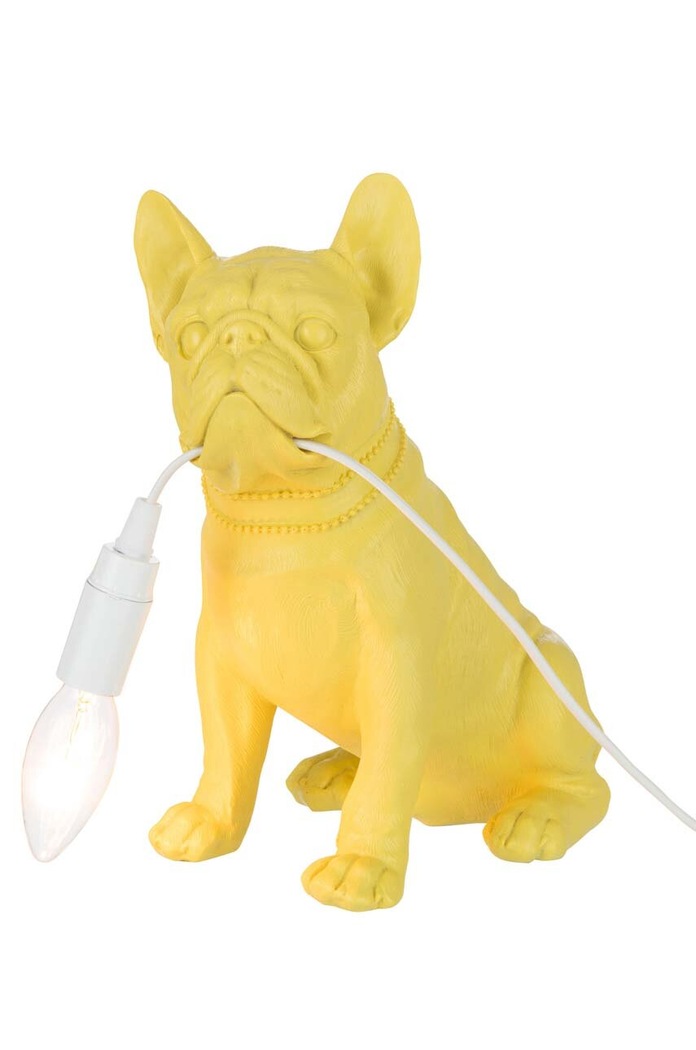 J-Line lampa stołowa Bulldog 32516 żółty AA00