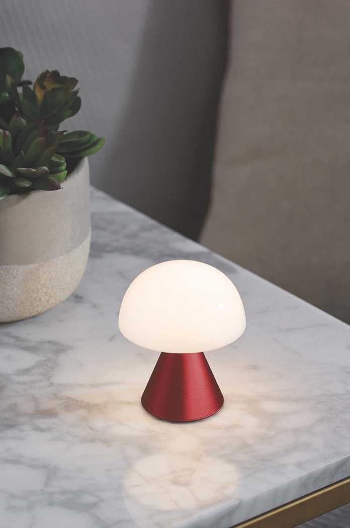 Living și dormitor Lexon lumină de noapte led Mina Mini LH60DR rosu